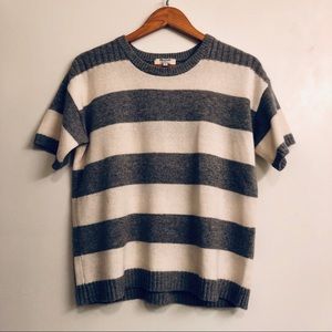 Madewell Striped Cashmere Sweater Striped Tee